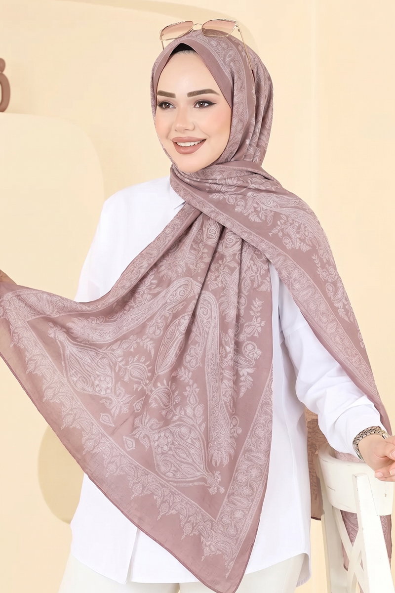 Desenli Soft Şal 159IPK758 Vizyon