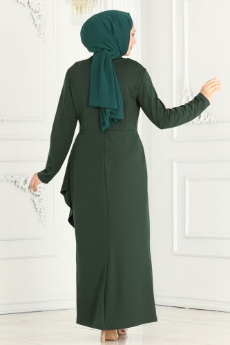 moda selvim DRESS ASM2580 Emerald - Thumbnail