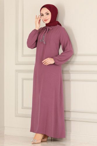 M.R.V. - 110605ELC762 ارجواني فاتح فستان