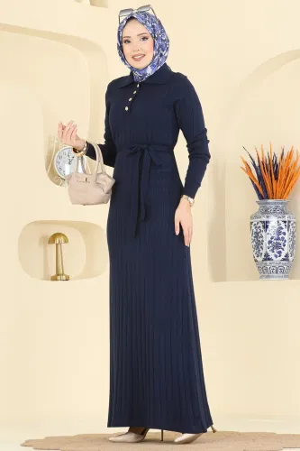 M.T. - Dress 0012MT581 Navy Blue