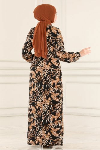 moda selvim Dress 0013YNS793 Vision - Thumbnail