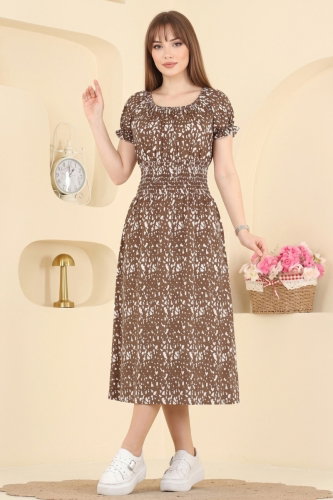 H.B.S. - Dress 001HBS856 Brown
