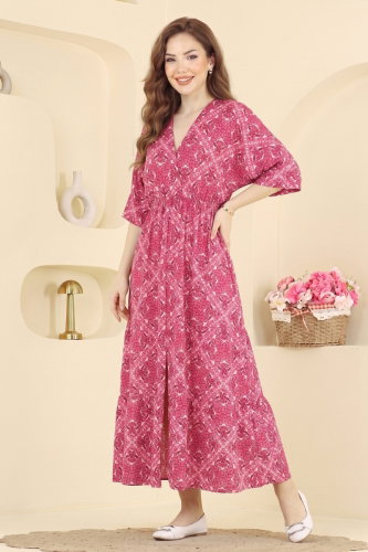H.B.S. - Dress 002HBS856 Damson