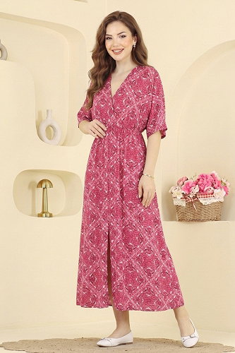 moda selvim الفستان توتي 002HBS856 - Thumbnail