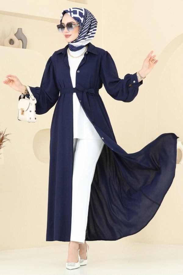 Modaselvim Dress Dress 0037BG354 Navy Blue