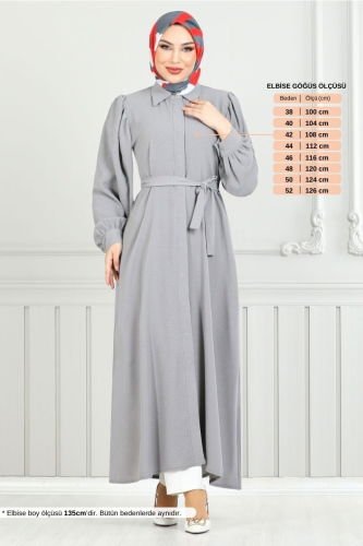 Dress 0037BGS895-M Gray