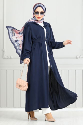 Dress 0037BGS895-M Navy Blue
