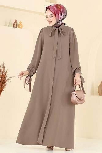 moda selvim Dress 0039BG354 Vision - Thumbnail