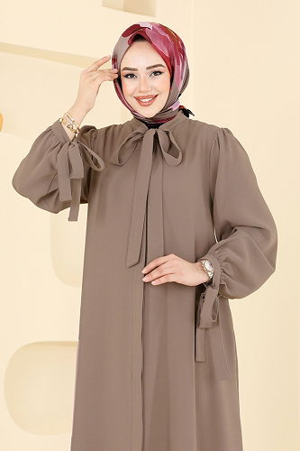 moda selvim Dress 0039BG354 Vision - Thumbnail