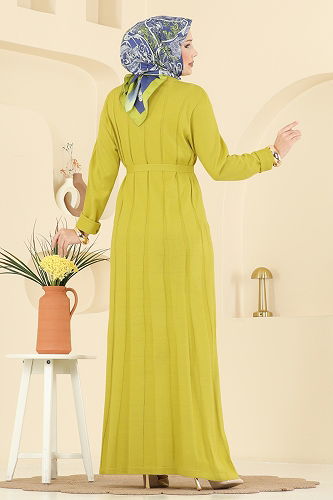 moda selvim الفستان فسفوري 004MT581 - Thumbnail