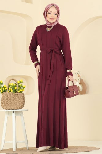 M.T. - Dress 004MT581 Burgundy