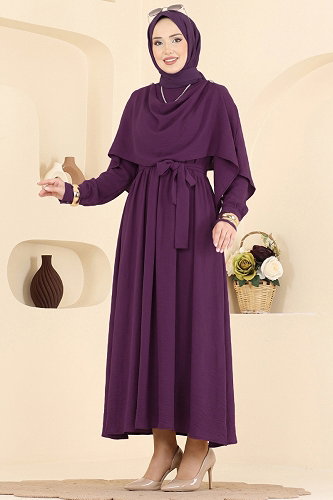 moda selvim الفستان توتي 004ZMRK1203 - Thumbnail