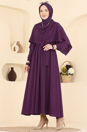 moda selvim الفستان توتي 004ZMRK1203 - Thumbnail