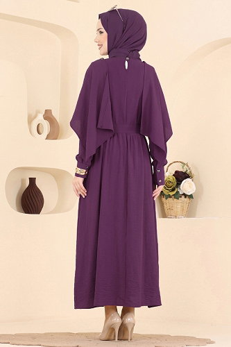 moda selvim الفستان توتي 004ZMRK1203 - Thumbnail