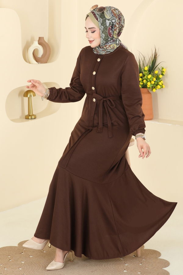 Modaselvim Dress Dress 0050UZ662 Brown