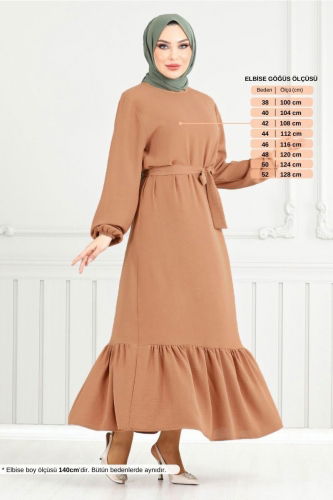 MRV M.R. - Dress 009MR1077-M Latte