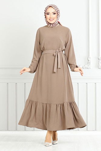 moda selvim Dress 009MR1077-M Vision - Thumbnail