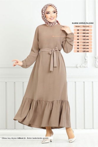 MRV M.R. - الفستان بيج 009MR1077-M