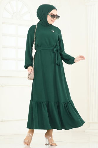 M.R. - Dress 009MR1078 Emerald