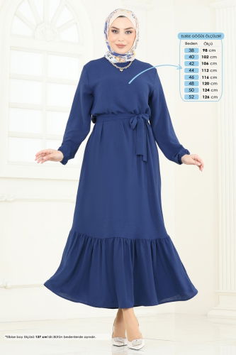 M.R. - Dress 009MR1078 Navy Blue