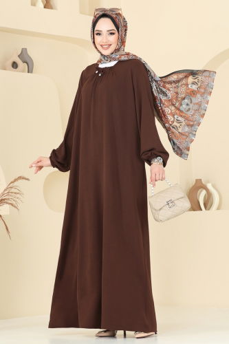 M.R. - Dress 011MR1078 Brown