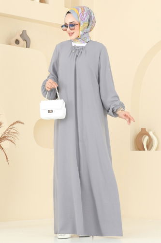 M.R. - Dress 011MR1078 Gray