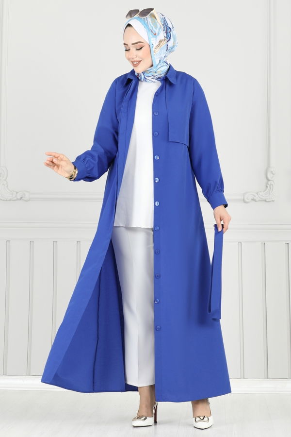 Modaselvim NET 20%+20% DISCOUNT IN THE CARD Dress 019MR1078 Saxe