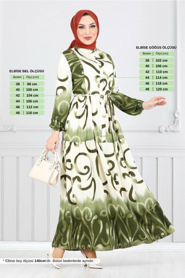 Modaselvim A FEAST OF DEALS Dress 0208ASN936-M Green