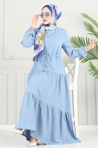 M.R. - Dress 025MR1078 Baby Blue