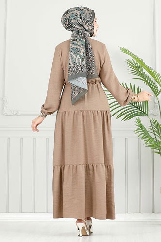 moda selvim Dress 025MR1078 Vision - Thumbnail