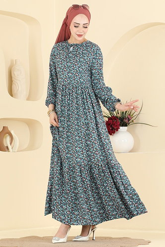 moda selvim Dress 034MR1078 Pattern 2 - Thumbnail