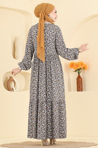 moda selvim Dress 034MR1078 Pattern 4 - Thumbnail