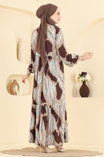 moda selvim Dress 036MR1078 Pattern1 Vision - Thumbnail