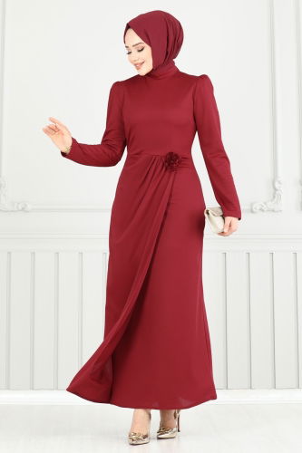 A.L.G. - Dress 0401ALG474 Burgundy