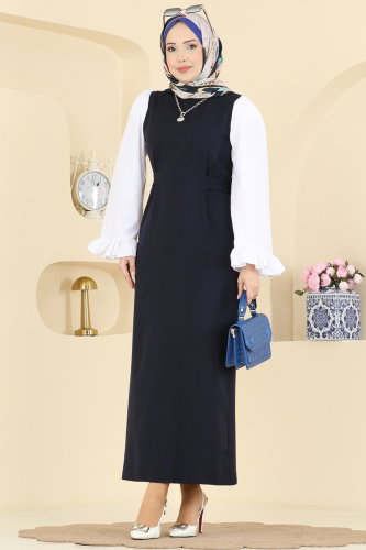 A.L.G.K. - Dress 0418ALGK1170 Navy Blue