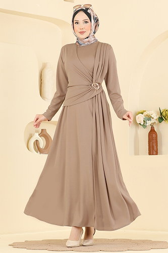 moda selvim Dress 0782LVA1173 Vision - Thumbnail