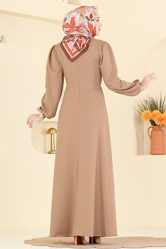 moda selvim Dress 0848LVA1173 Vision - Thumbnail