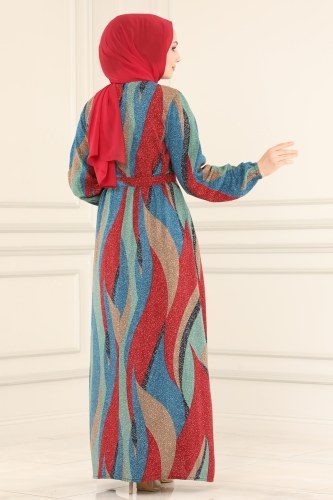 moda selvim 0961UZ662 نمط4 فستان - Thumbnail