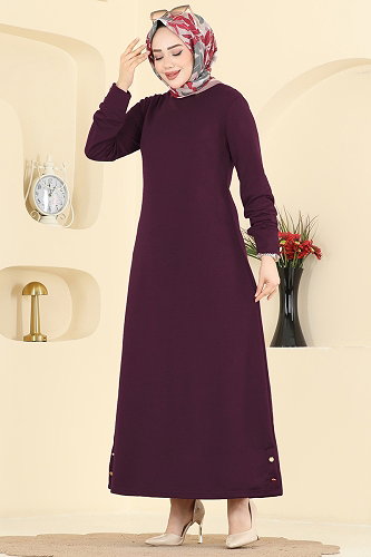 moda selvim الفستان توتي 1009ETT926 - Thumbnail