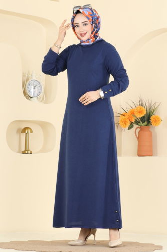 E.T.T. - Dress 1009ETT926 Navy Blue