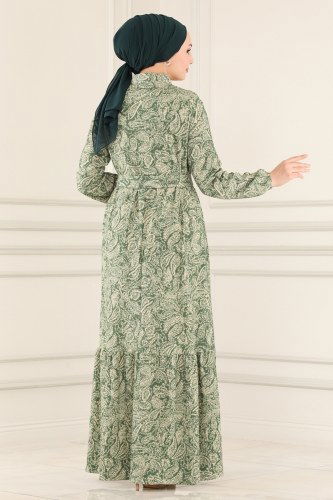 moda selvim Dress 1013MRT754 - Thumbnail