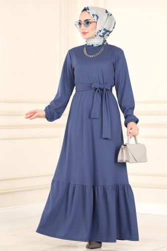 P.R.M. - Dress 1017PM271 Indigo