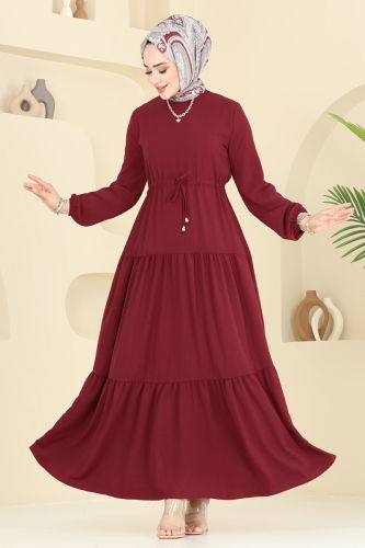 M.P. - Dress 103MP806 Burgundy