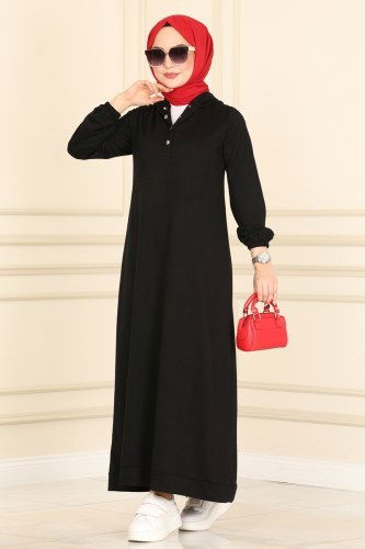 M.R.T. - 1043MRT754 اسود فستان