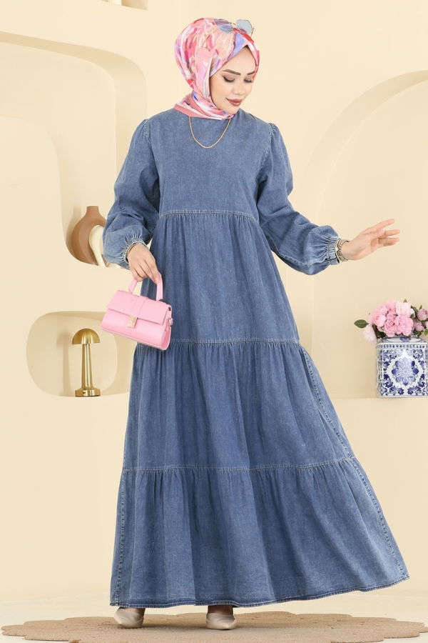 Modaselvim Dress Dress 104ZNE1011 Light Denim