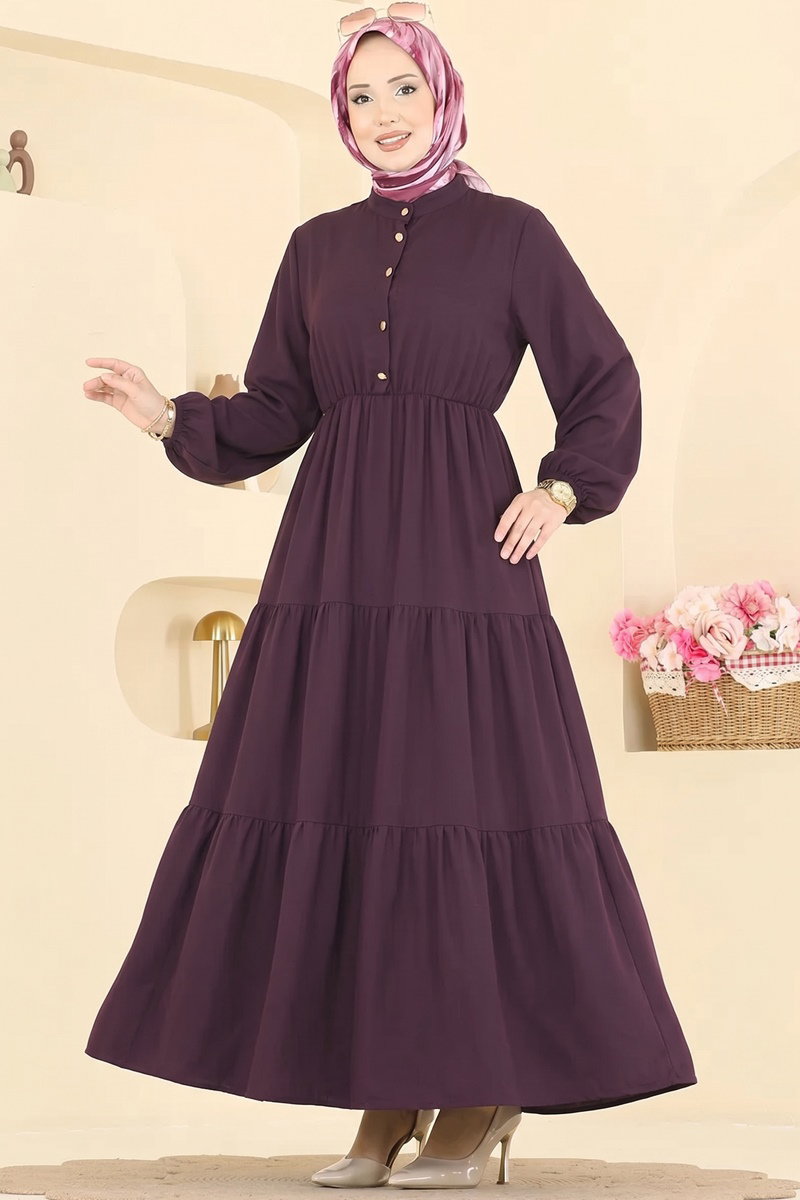 Dress 105NZRK1200 Damson - Moda Selvim