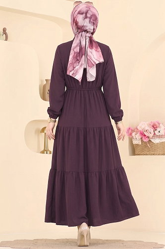 moda selvim الفستان توتي 105NZRK1200 - Thumbnail