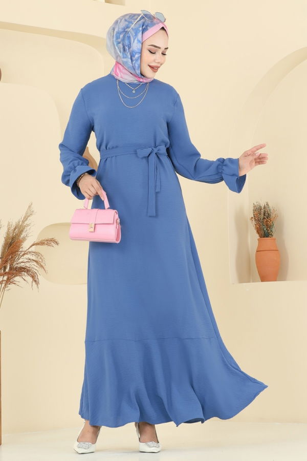 Modaselvim الفساتين الفستان ازرق 1061ERK1158