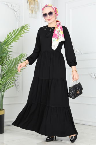 B.G.S. - DRESS 1068BG354 Black