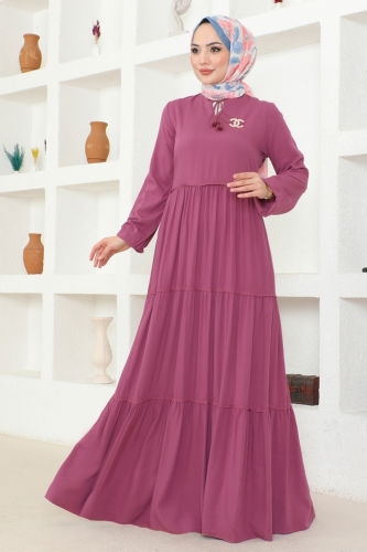 B.G.S. - Dress 1068BG354 Dark Rose Dusky